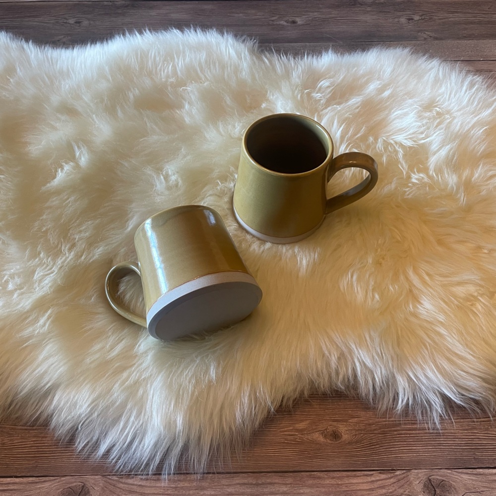 Artisan Hand Thrown Ceramic Mug Set